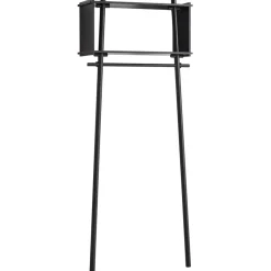 Töjbox vaateteline, Small, maalattu musta tammi