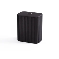 Tota Trio Luxe pyykkikori 90 L, Musta