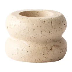 Travertiini kynttilänjalka, Pieni 5 cm