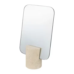 Travertiini pöytäpeili, Pellava