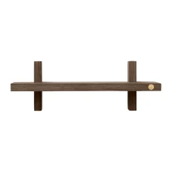 Treat seinähylly yksittäinen, Savusävyinen öljytty tammi, 34×12×11,2 cm