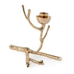 Twiggy kynttilänjalka XS 14 cm, Kulta