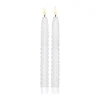 Twisted LED-kynttilä 25 cm 2-pakkaus, Valkoinen