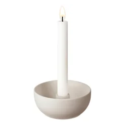 Valley kynttilänjalka Ø12 cm, Beige
