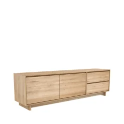 Wave mediataso 60 x 210 cm, Hardwax oiled oak