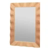 Wavy peili 70 x 100 cm, Natural brown