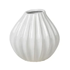 Wide maljakko, ivory, 15 cm