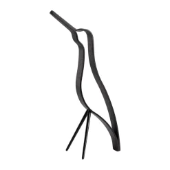 Woody-lintu korkea 32 cm, Musta petsattu tammi.